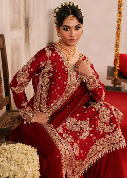 Rani Pink Heavy Embroidered Premium Sharara Suit Set with Dupatta