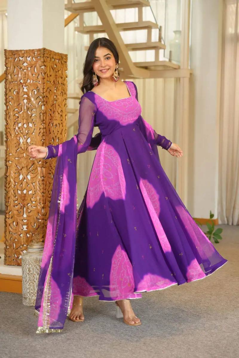 Premium Designer Anarkali Gown with Dupatta