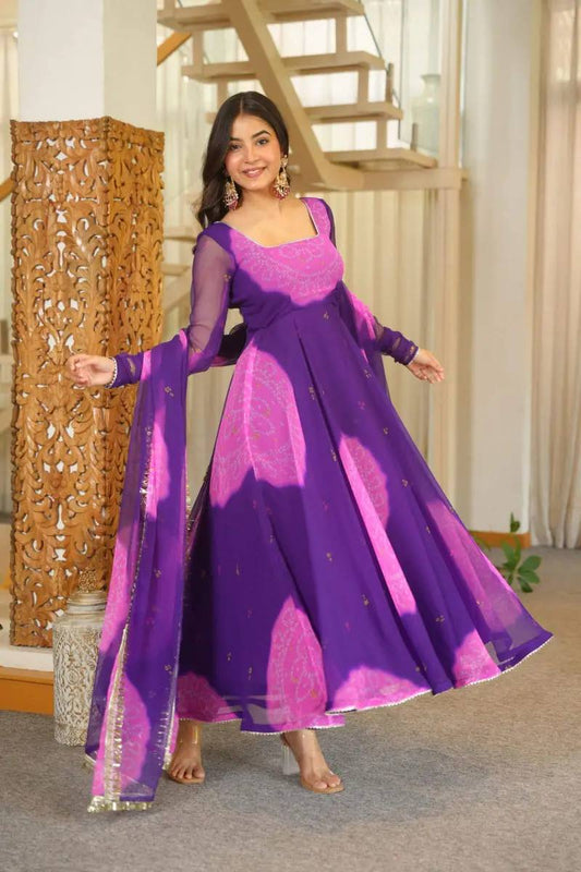 Premium Designer Anarkali Gown with Dupatta