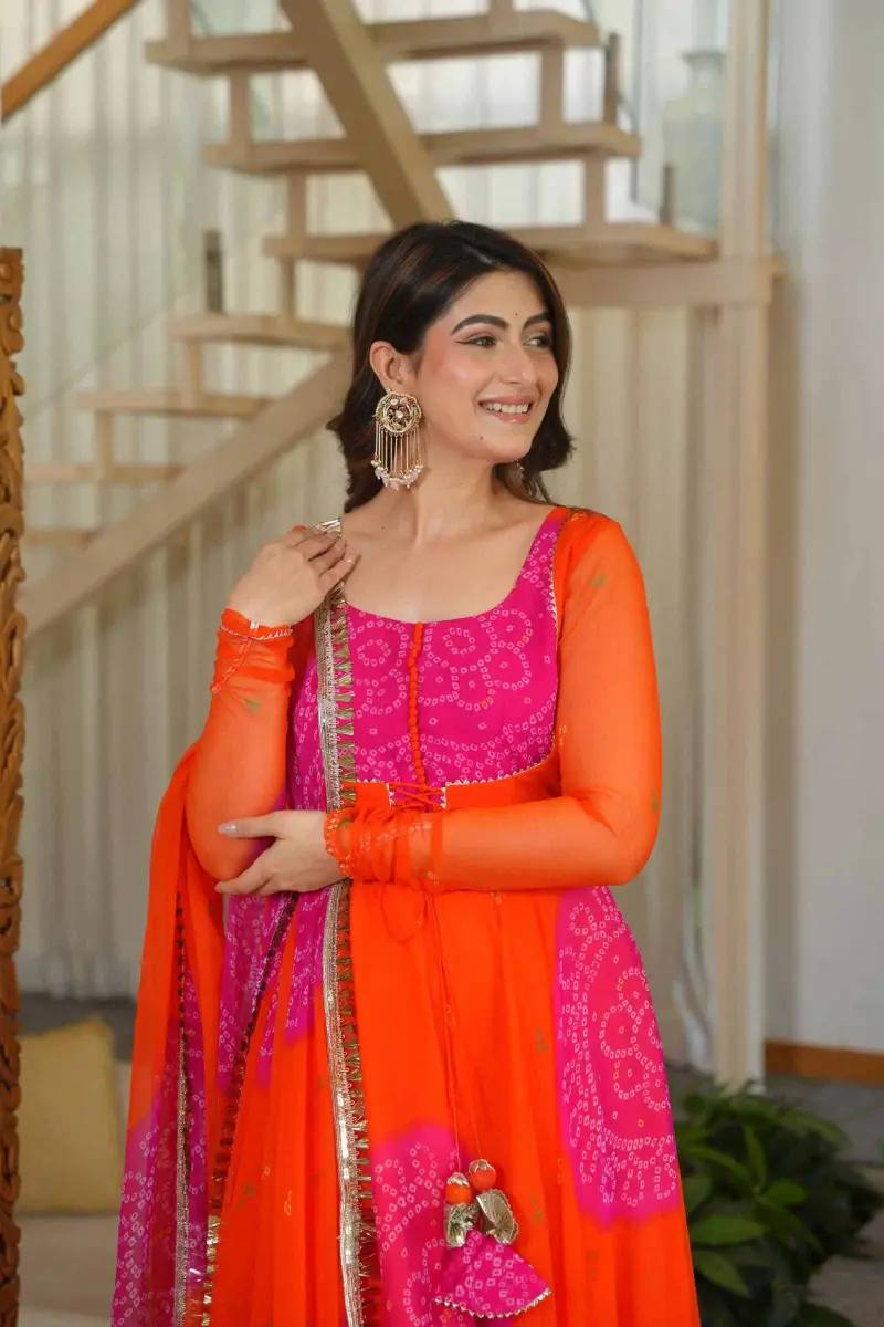 Premium Designer Anarkali Gown with Dupatta