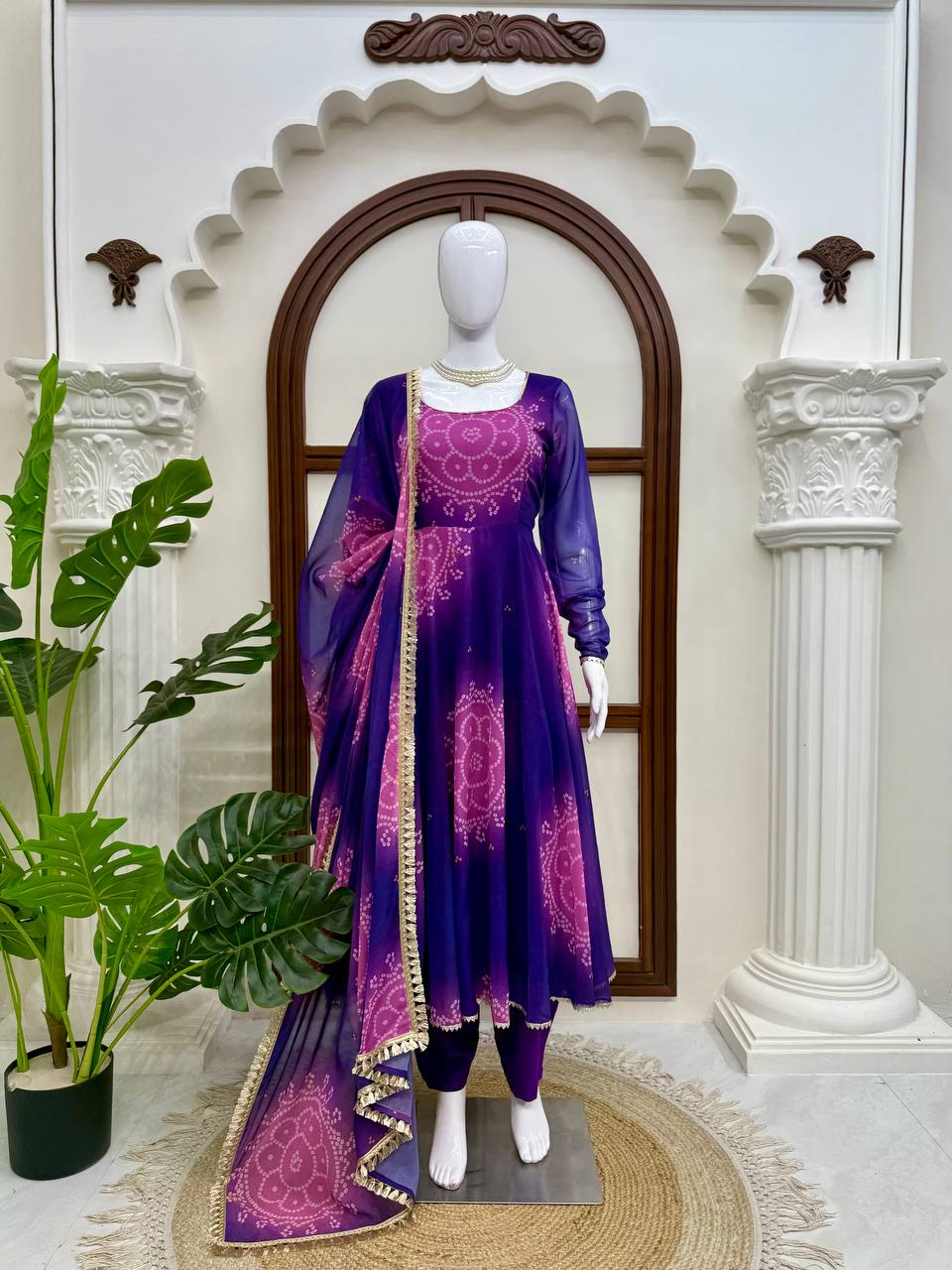 Premium Designer Anarkali Gown with Dupatta