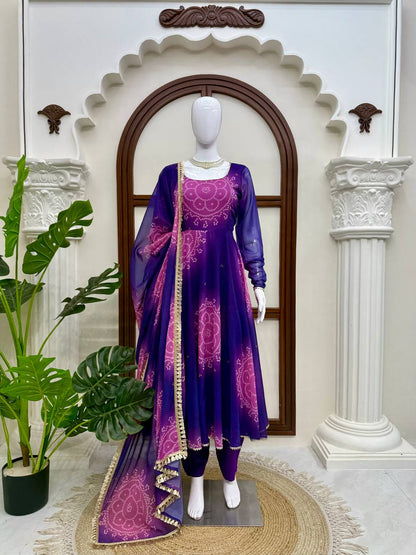 Premium Designer Anarkali Gown with Dupatta