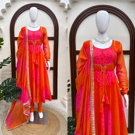 Premium Designer Anarkali Gown with Dupatta