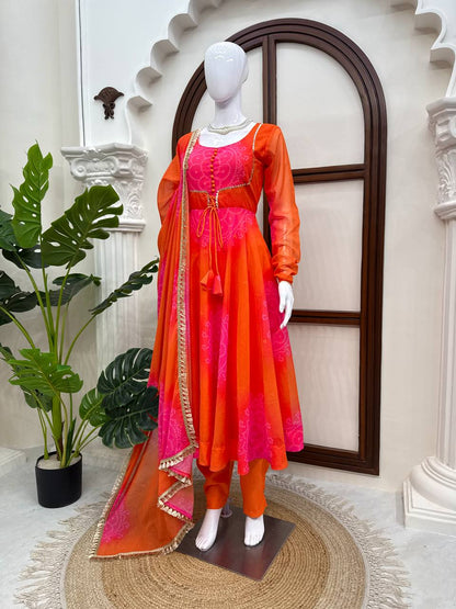 Premium Designer Anarkali Gown with Dupatta